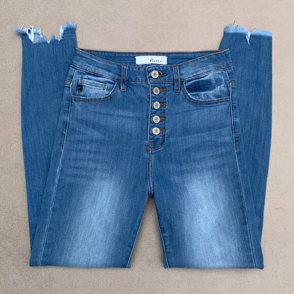 KanCan High Rise Skinny Button Fly Jeans Sz26 - Picture 5 of 13